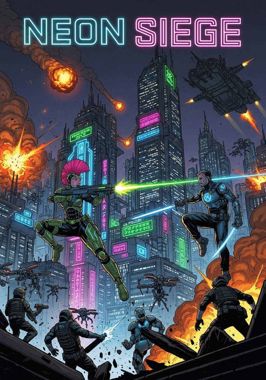 Guardian Posse Issue #7: The Neon Siege